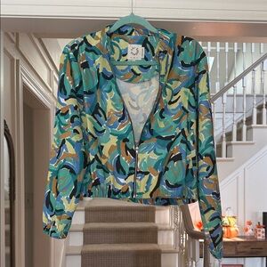 Lili Sidinio Printed Bomber Jacket